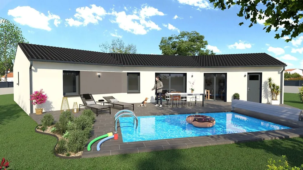 Image du modèle de maison FACADE ARRIERE