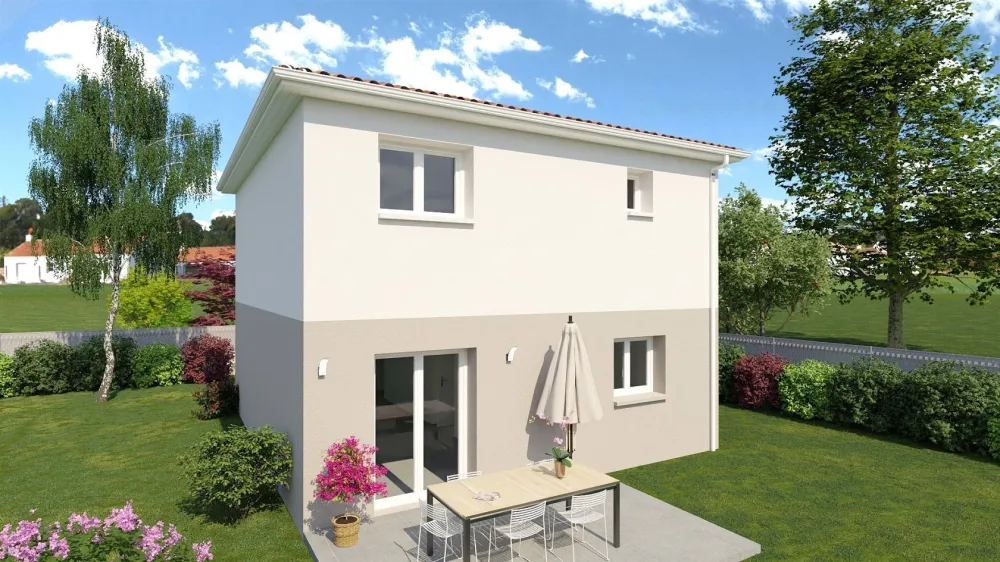 Image du modèle de maison FACADE ARRIERE