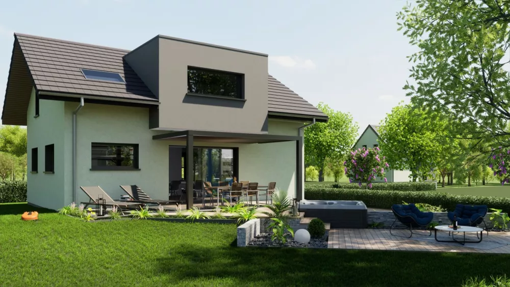 Image du modèle de maison EVO 3.2 arriäre
