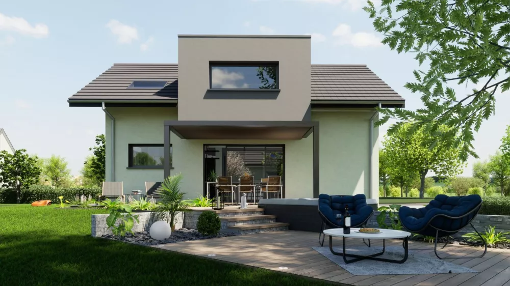 Image du modèle de maison EVO 3.6 arriäre 2