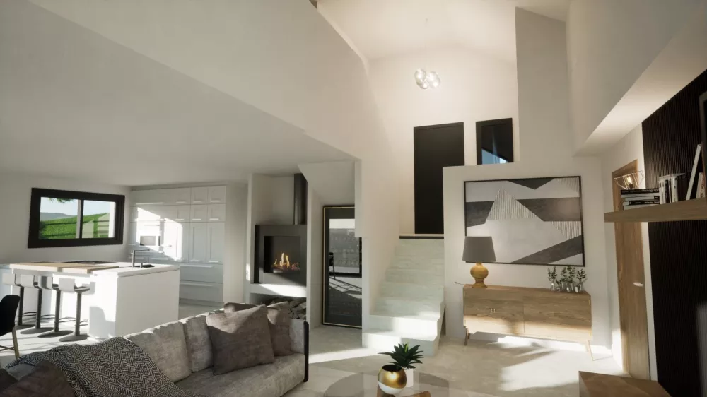 Image du modèle de maison Int entrée