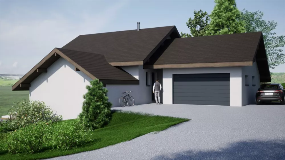 Image du modèle de maison pers garage
