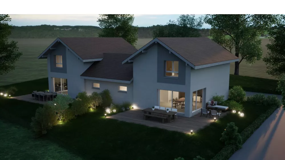 Image du modèle de maison Pers nuit