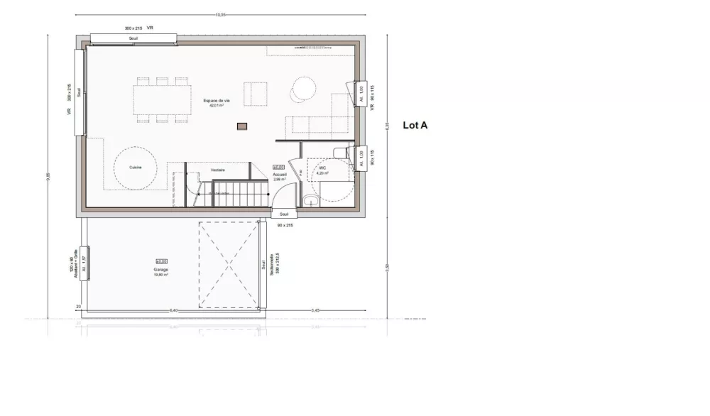 Image du modèle de maison RDC
