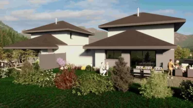 Image du modèle de maison 1 pers terrasse