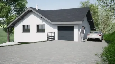 Image du modèle de maison entrée