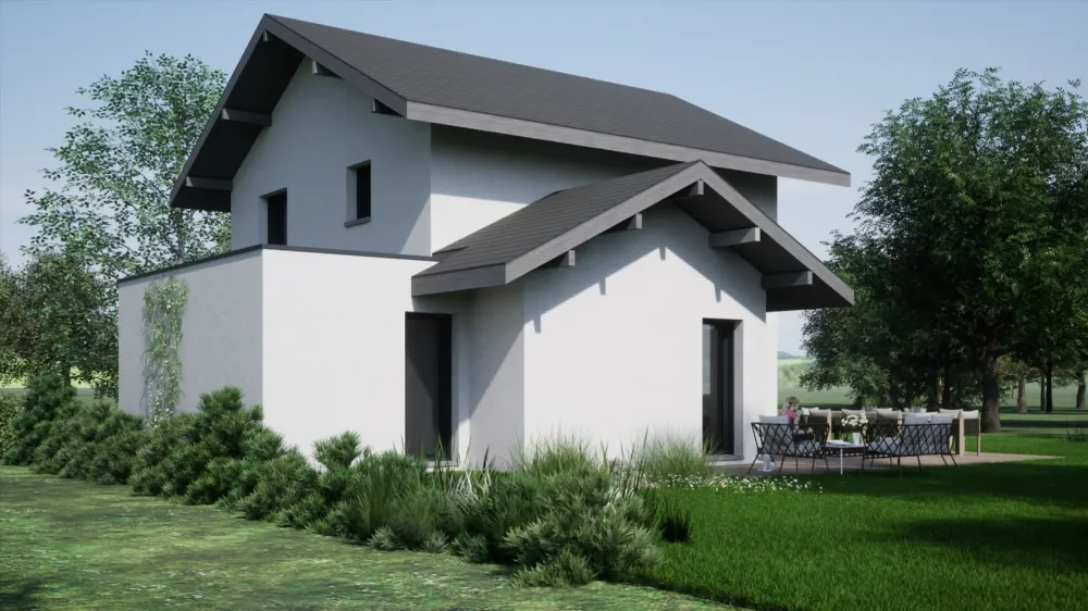 Image du modèle de maison façade chambre