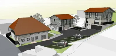 Image du modèle de maison Vue 3D du PC