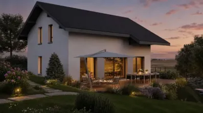 Image du modèle de maison Visuel nuit