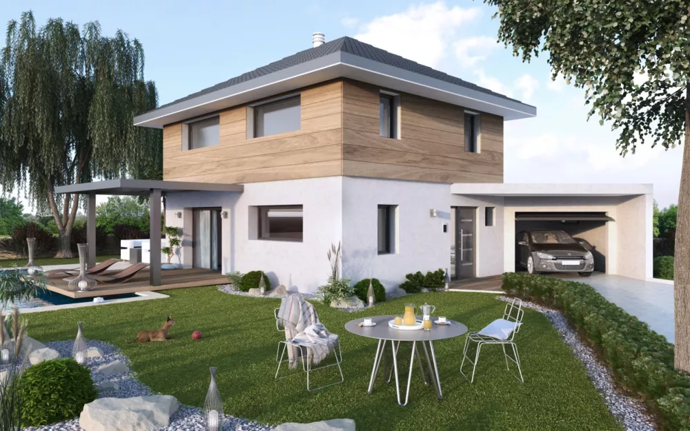 Image du modèle de maison B3_vue_avant_Hd