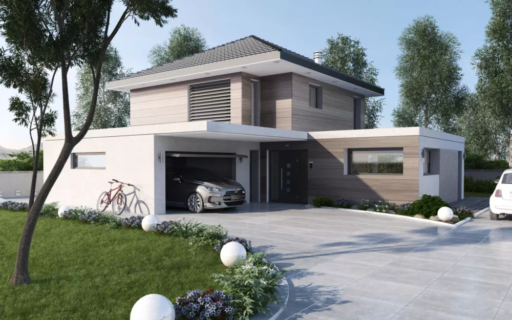 Image du modèle de maison B2 entrée