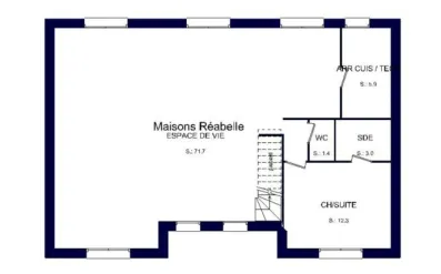 Image du modèle de maison RDC