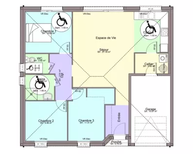 Image du modèle de maison OPALE RDC sans cotes