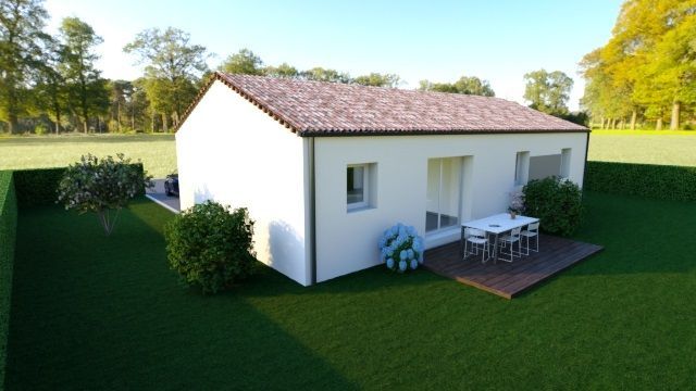 Image du modèle de maison PAV 3CH83-CE-T-arriere