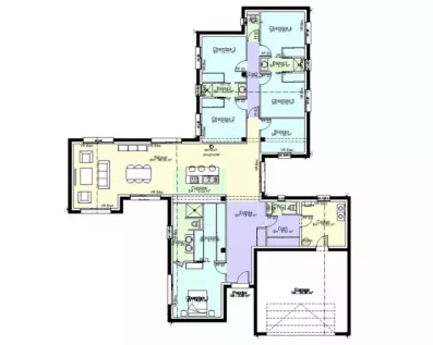 Image du modèle de maison PLAN RDC-sans cotes