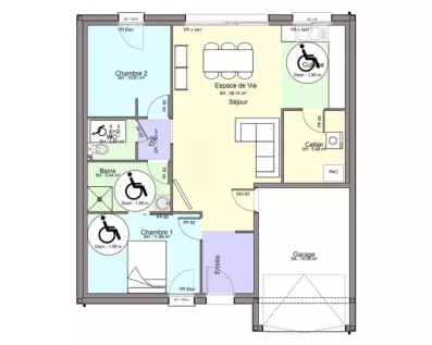 Image du modèle de maison PLAN RDC-sans cotes