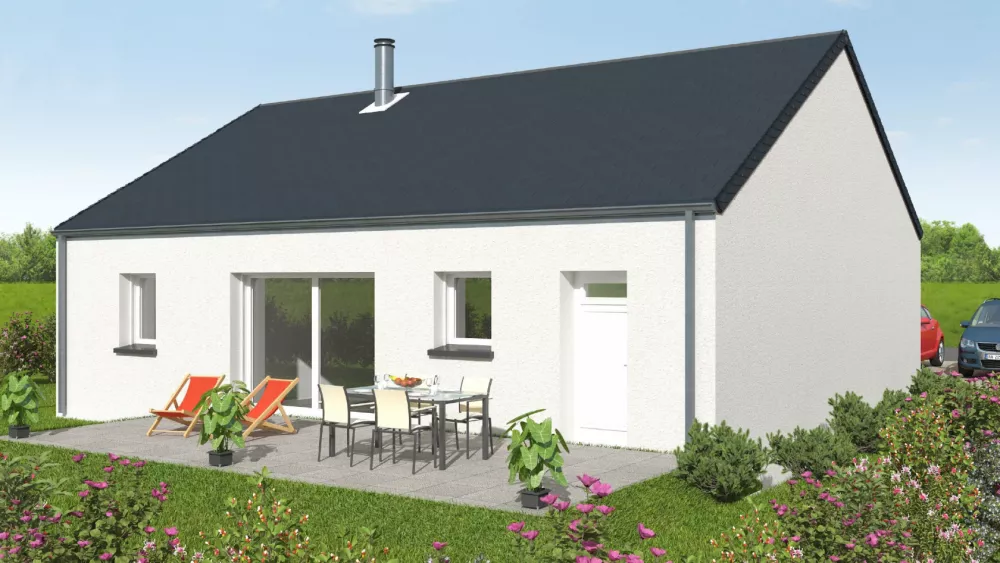 Image du modèle de maison CALEDONIE SL - 3CH91-ARRIERE