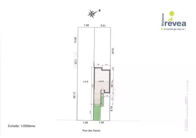 Image du modèle de maison Plan masse 1 terrain Orvault