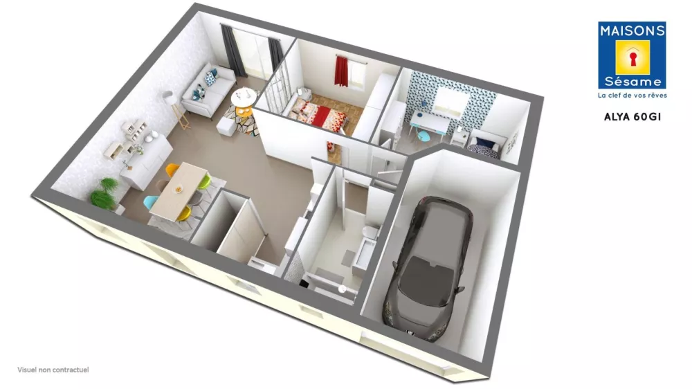 Image du modèle de maison ALYA 60 GI
