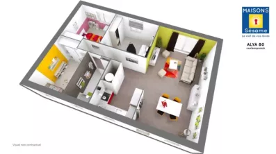 Image du modèle de maison ALYA 80 contemporain