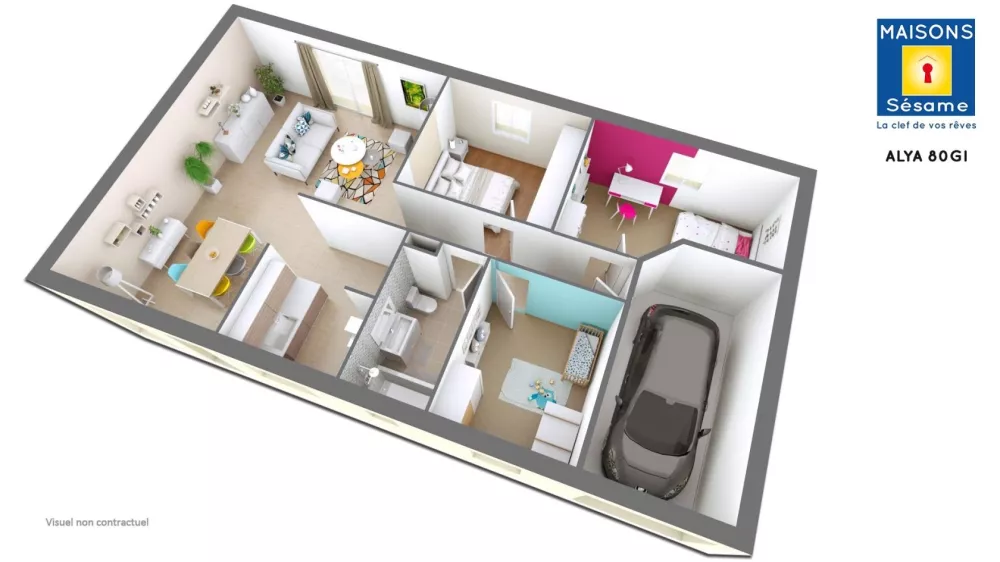 Image du modèle de maison ALYA 80 GI