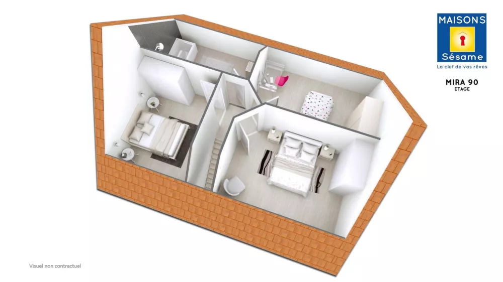 Image du modèle de maison MIRA 90 ETG