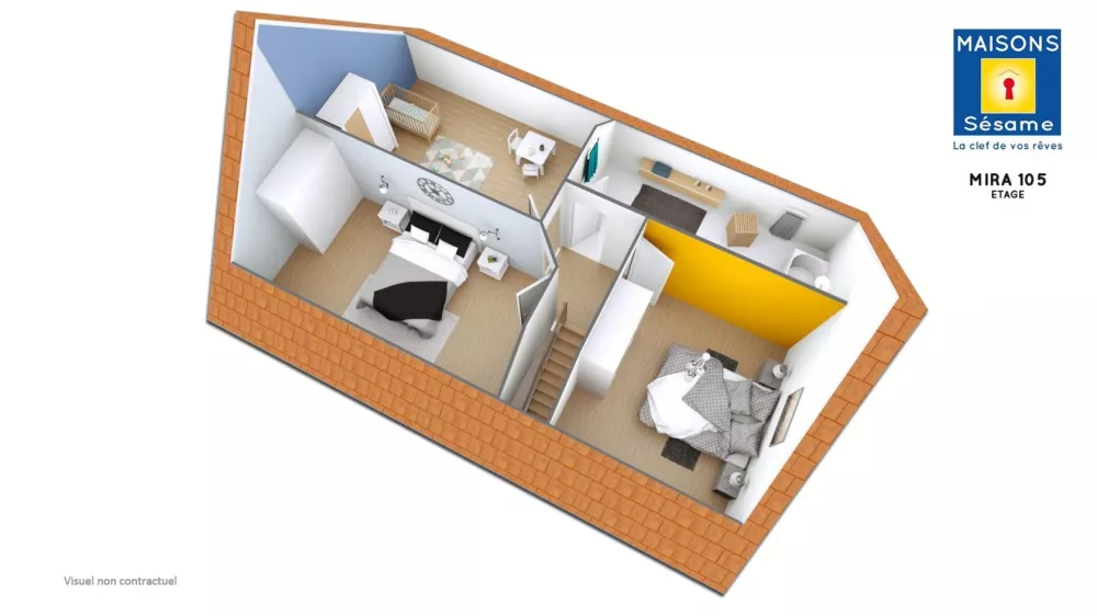 Image du modèle de maison MIRA 105 ETG