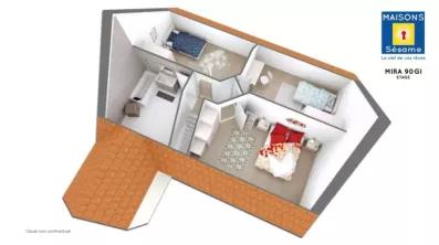 Image du modèle de maison MIRA 90 GI ETG