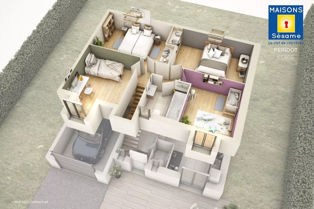 Image du modèle de maison peridot ETAGE