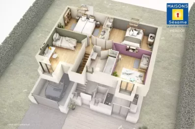 Image du modèle de maison peridot ETAGE