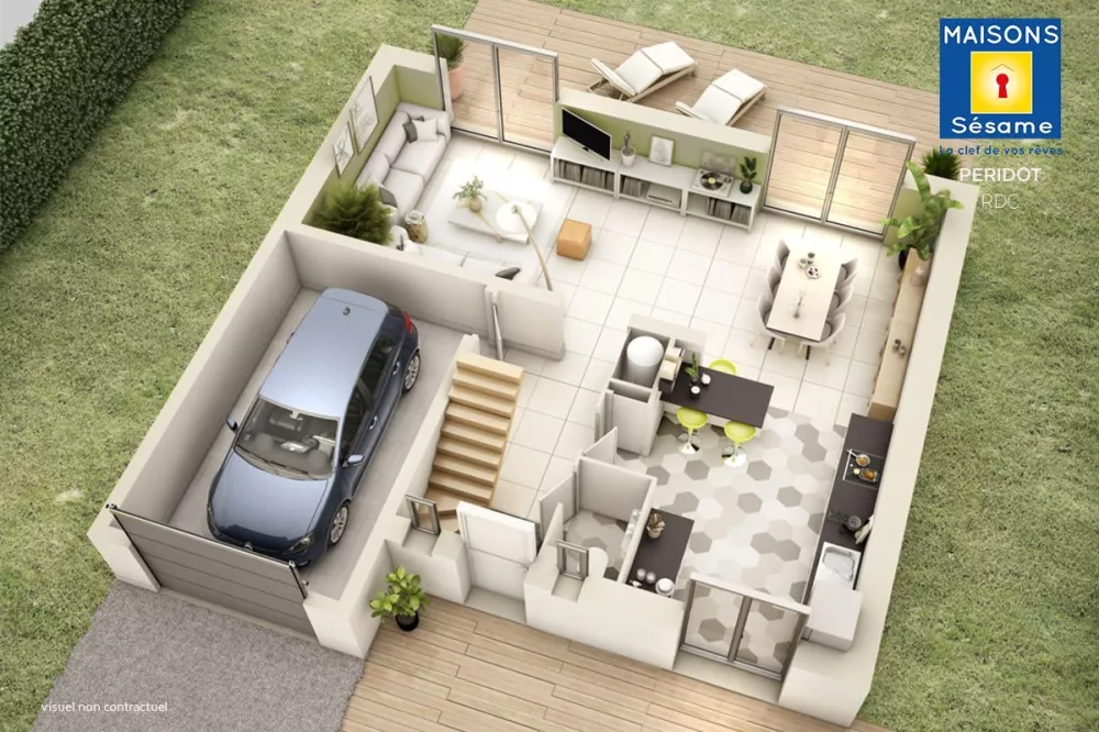 Image du modèle de maison peridot RDC