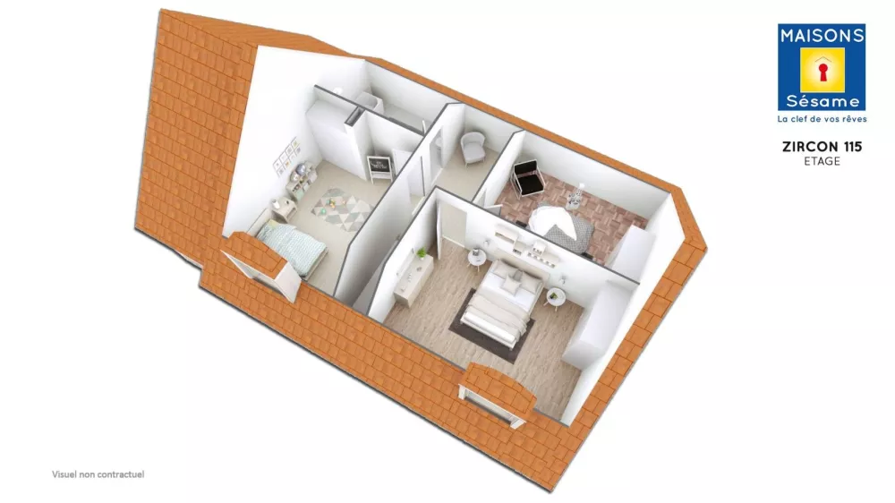 Image du modèle de maison ZIRON 115 ETG