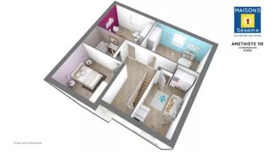 Image du modèle de maison AMETHISTE 110 contemporain ETG