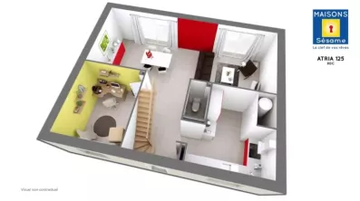 Image du modèle de maison ATRIA 125 RDC