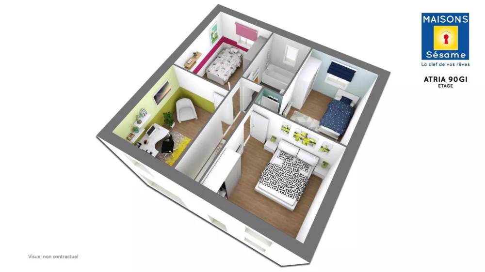 Image du modèle de maison ATRIA 90 GI ETG