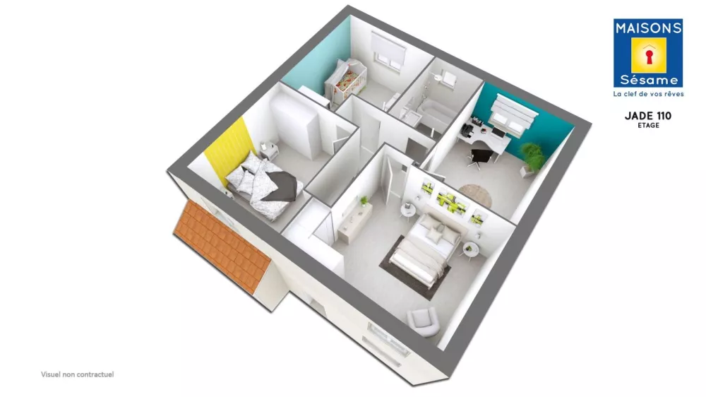 Image du modèle de maison JADE 110 ETG