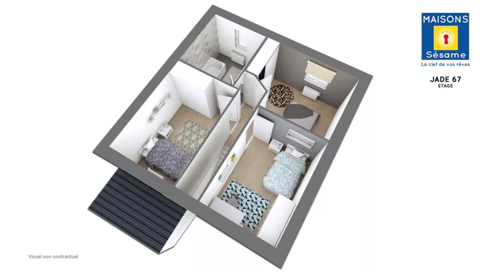 Image du modèle de maison JADE 67 ETG