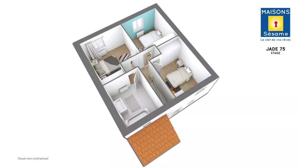 Image du modèle de maison JADE 75 ETG