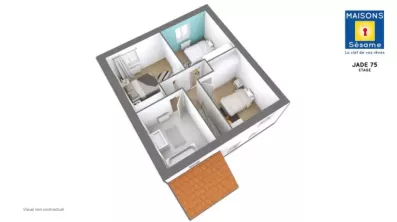 Image du modèle de maison JADE 75 ETG
