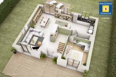 Image du modèle de maison pyropre RDC