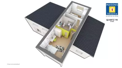 Image du modèle de maison QUARTZ 110 ETG