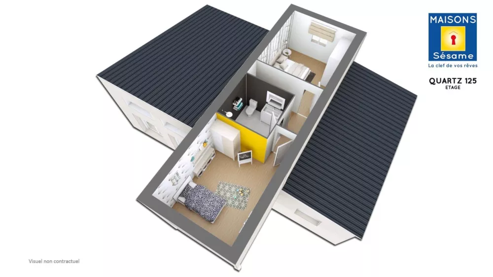Image du modèle de maison QUARTZ 125 ETG