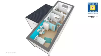 Image du modèle de maison QUARTZ 75 ETG