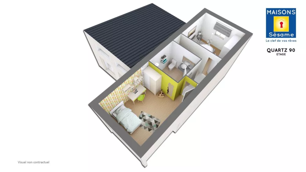 Image du modèle de maison QUARTZ 90 ETG