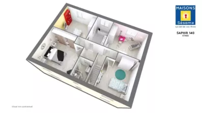 Image du modèle de maison saphir 140 ETG
