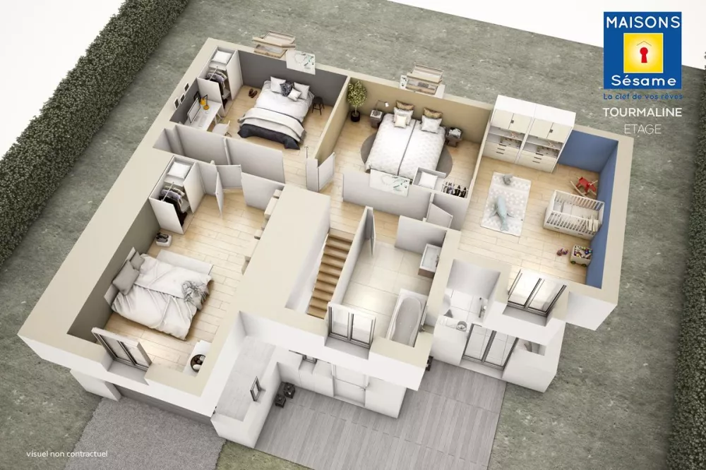 Image du modèle de maison tourmaline ETAGE