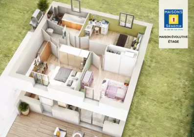 Image du modèle de maison evolutive etage