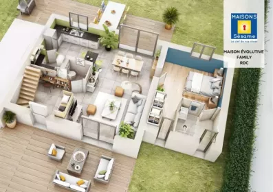 Image du modèle de maison evolutive family