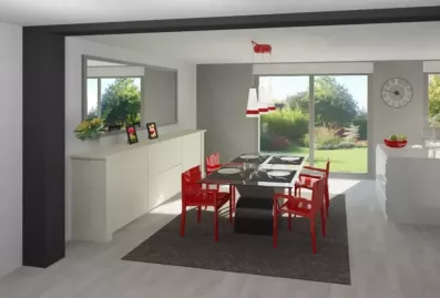 Image du modèle de maison aaa salle à manger