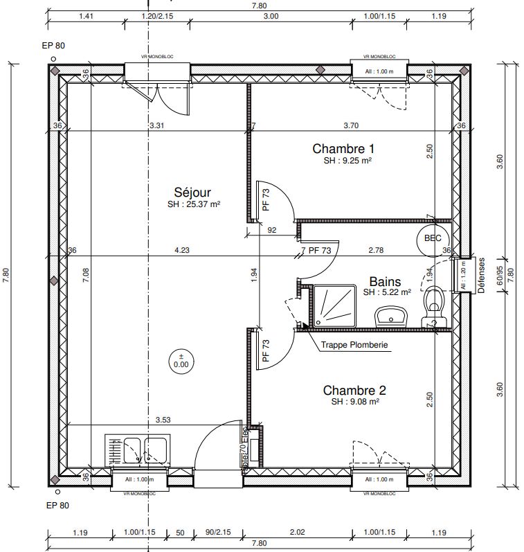 Image du modèle de maison Plan perle 3 annonce